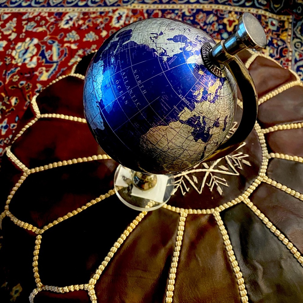 Chapters Indigo Blue Mini Globe